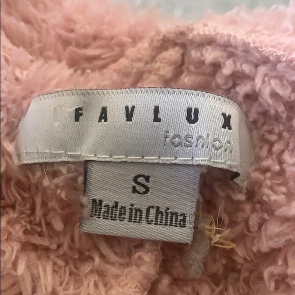 Pink Furry Cropped Jacket - Picture 4 of 5